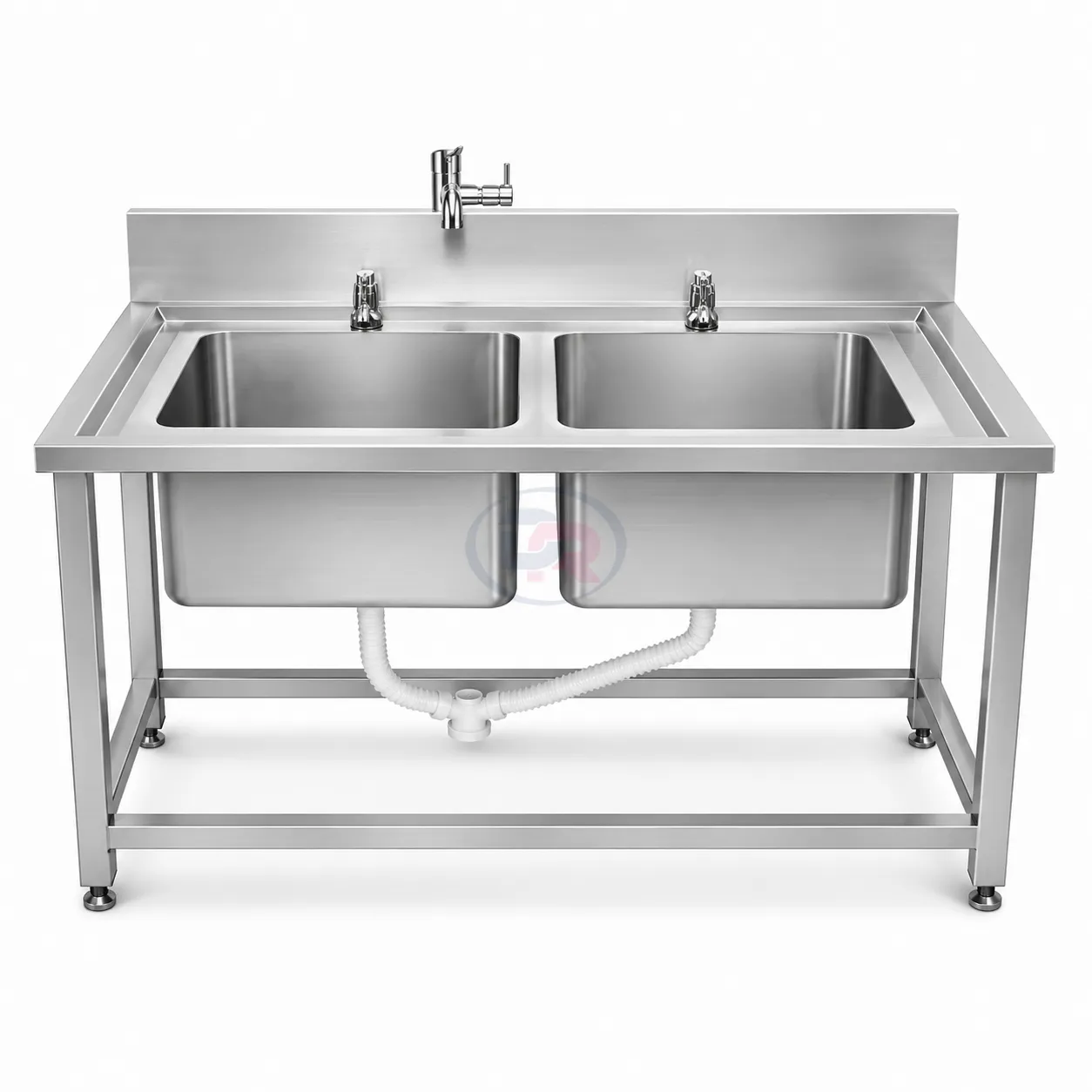 Stainless Steel Two Bowl Sink
